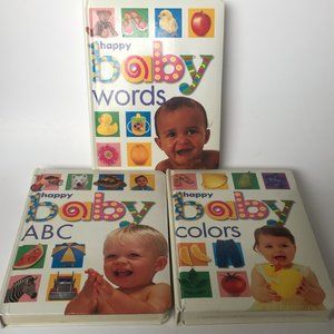 Happy Baby Set of 3 Books: Colors /ABC /Words